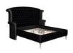 Deanna Queen Tufted Upholstered Bed Black image
