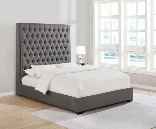 Camille Tall Tufted Eastern King Bed Grey image