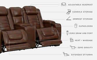 Backtrack Power Reclining Loveseat