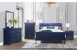 CHARLIE BLUE FULL BED GROUP WITH LED image