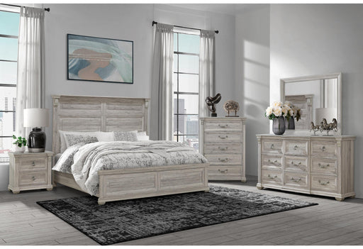 TATUM NATURAL QUEEN BED GROUP WITHOUT STORAGE image