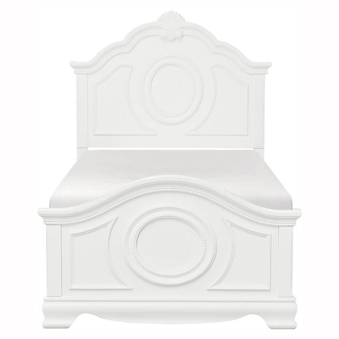 Homelegance Lucida Twin Panel Bed in White 2039TW-1* image