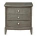 Homelegance Cotterill 3 Drawer Nightstand in Gray 1730GY-4 image