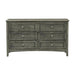 Homelegance Furniture Garcia 6 Drawer Dresser in Gray 2046-5 image