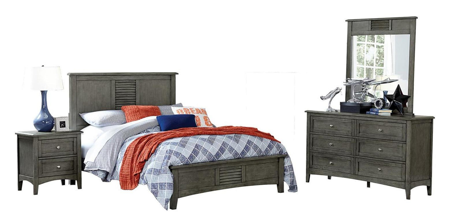 Homelegance Furniture Garcia Full Panel Bed in Gray